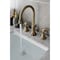 Kingston Brass KS2983ZX Widespread Bathroom Faucet with Brass Pop-Up, Antique Brass KS2983ZX - alternate 4